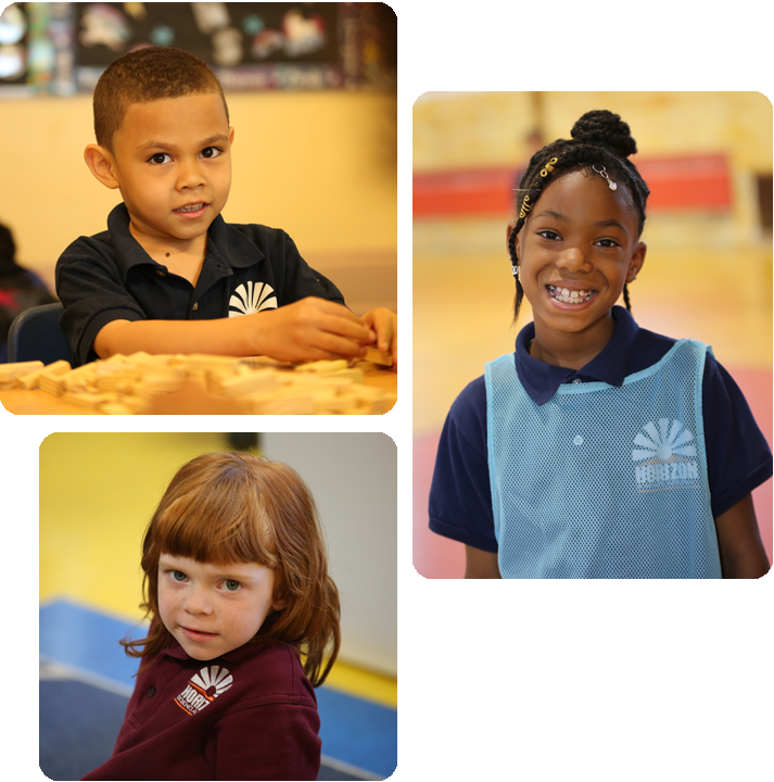 Students engaged in various activities in a science lab, showcasing teamwork and experimentation